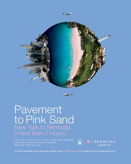 Husani Barnwell portfolio — Bermuda New York Print Ad