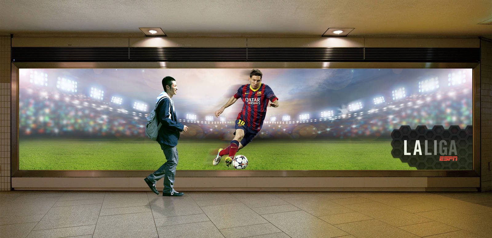 Husani Barnwell portfolio — ESPN La Liga Interactive Billboard 2x