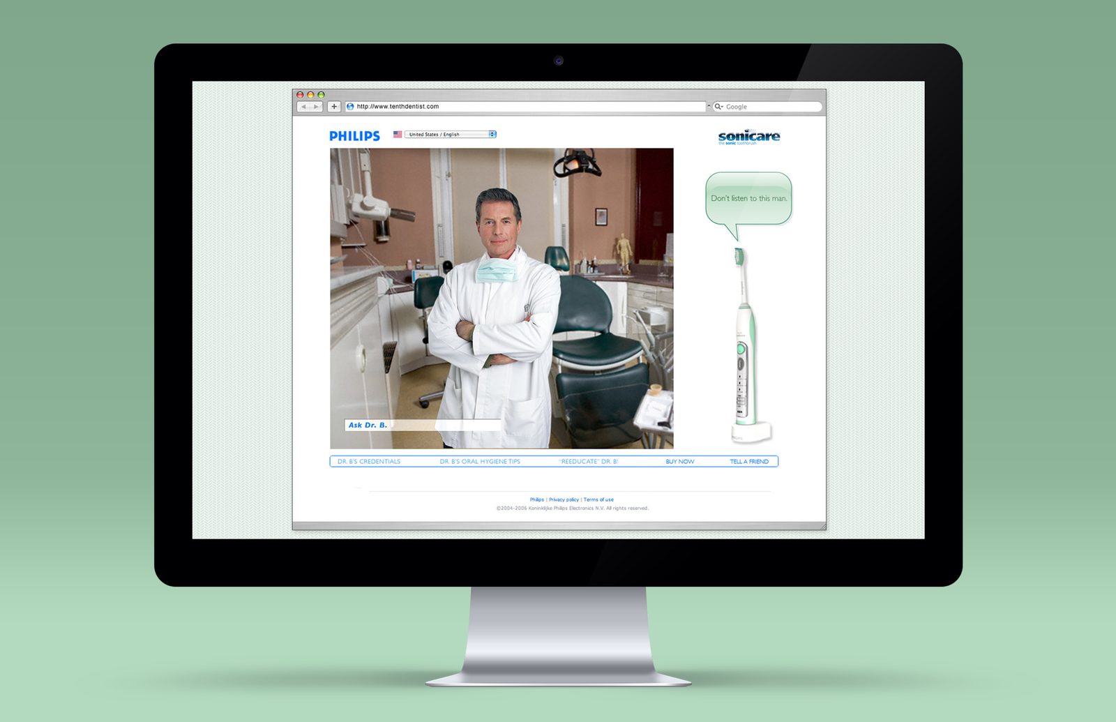 Husani Barnwell portfolio — Tenth Dentist Concept Frame